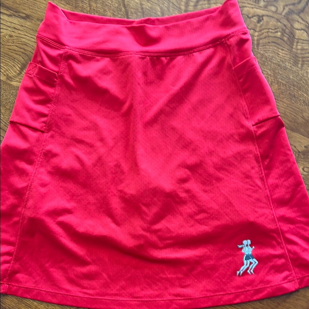 Red Athletic Skirt w/shorts